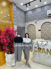 WOOLEN STRIPE ZIPPER DRESS (IMP-518)